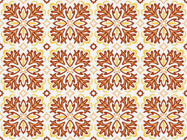 Azulejos Tile Vector Pattern - Вектор, зображення