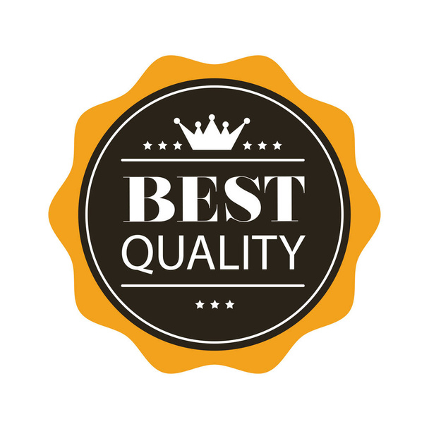 best quality seal crown - Vector, imagen