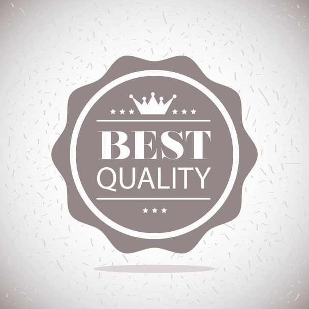 best quality gray seal - Διάνυσμα, εικόνα