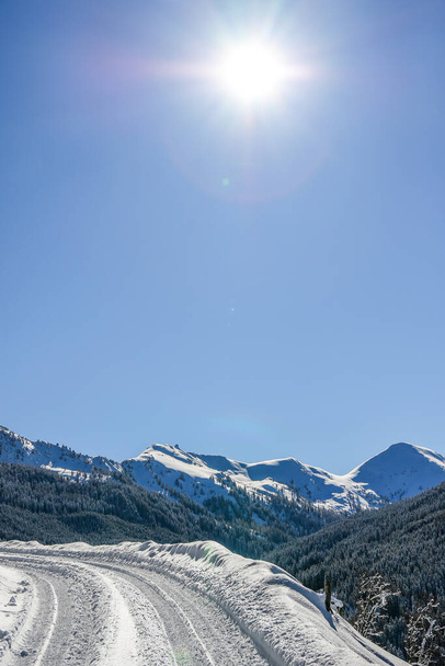 talvimaisema Itävallan Alpeilla - Valokuva, kuva