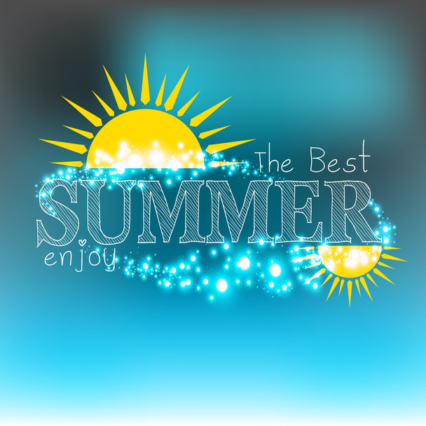 Summer Party background - Vector, Imagen