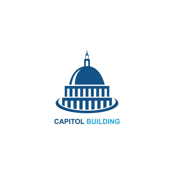 векторная иконка логотипа Капитолия - Вектор,изображение