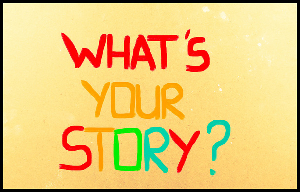 Was ist dein Konzept für Geschichten? - Foto, Bild