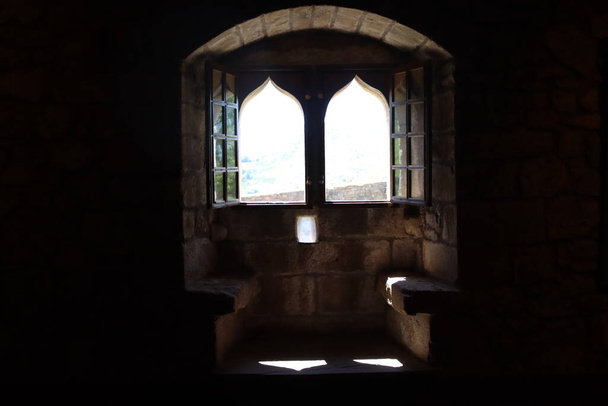 piękny zamek twierdza stare kamienne odporne bitwy - Zdjęcie, obraz