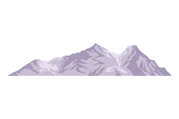 šeříkové toulavé hory - Vektor, obrázek