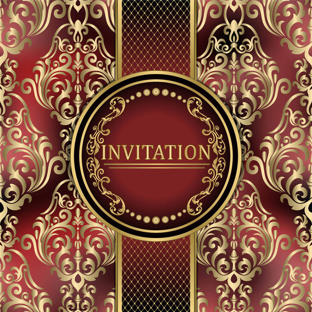 Elegant invitation cards. abstract creative backgrounds. design templates for social media. - Vektor, Bild