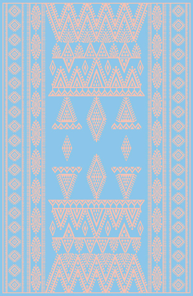 Teppich-Badematte und Teppich-Boho-Stil Ethno-Muster mit beunruhigend gewebter Textur und Effekt - Foto, Bild