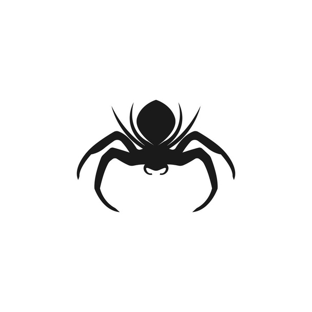 Modèle de conception d'icône logo araignée illustration vecteur - Vecteur, image