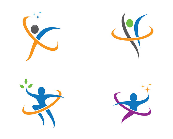 Sport logo vector icon illustration design - Vector, Image