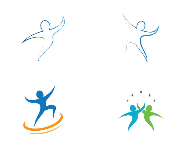 Diseño de ilustración del icono del vector del logotipo del deporte - Vector, Imagen