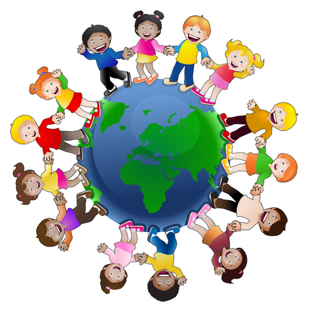 kinderen over de hele wereld - Foto, afbeelding