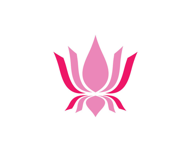 Beleza flores logotipo modelo vetor ícone - Vetor, Imagem