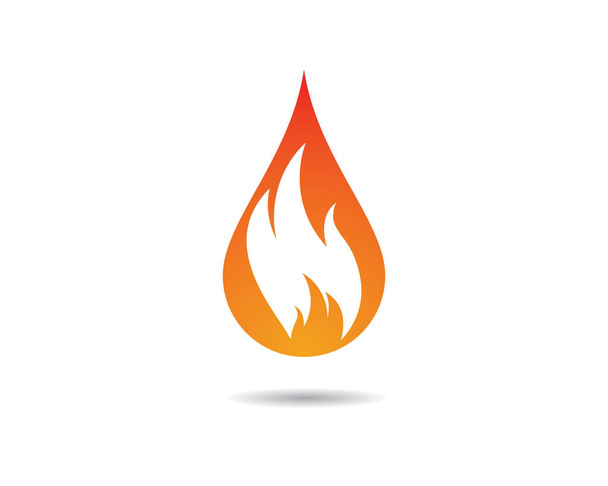 Fire logo images  illustration design - Vector, Image