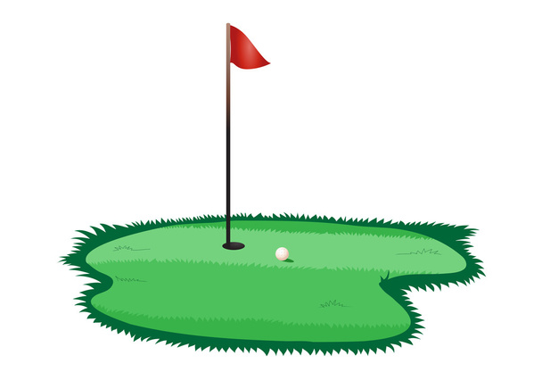ゴルフの穴 - 写真・画像