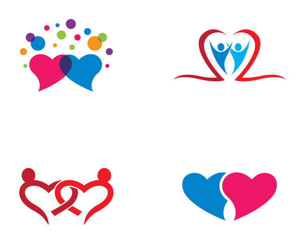 Annahme und Community Care Logo Vorlage Vektor Symbol Illustration Design - Vektor, Bild