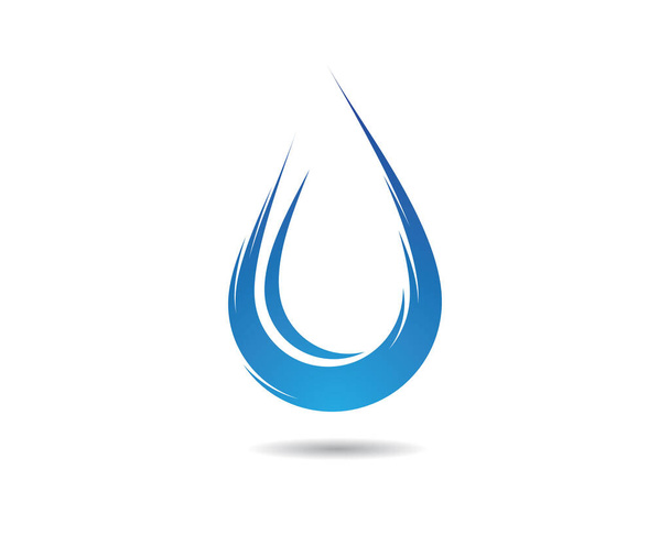 Water drop logo template vector icon illustration design - Vector, Image