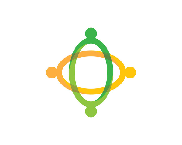 Прийняття та догляд за спільнотою шаблон логотипу Векторний дизайн ілюстрації
 - Вектор, зображення