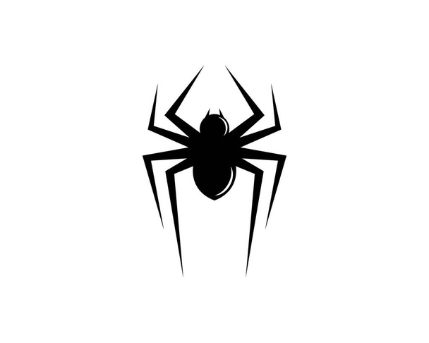 Icône logo araignée illustration design - Vecteur, image