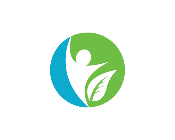 Здорове життя Шаблон логотипу Векторний дизайн ілюстрації
 - Вектор, зображення
