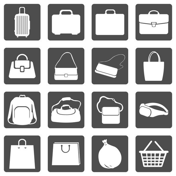 Bags Icons - Vector, Image