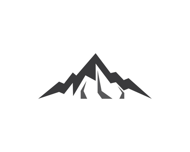 Σχεδιασμός εικονογράφησης εικονιδίου διανυσματικού προτύπου ορεινού λογότυπου - Διάνυσμα, εικόνα