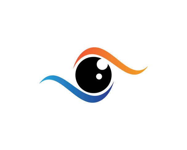 Identidad de marca Diseño del logotipo del vector de cuidado ocular corporativo - Vector, imagen
