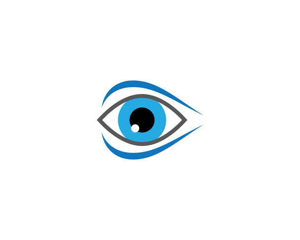 Göz logosu vektör resimleme tasarımı - Vektör, Görsel