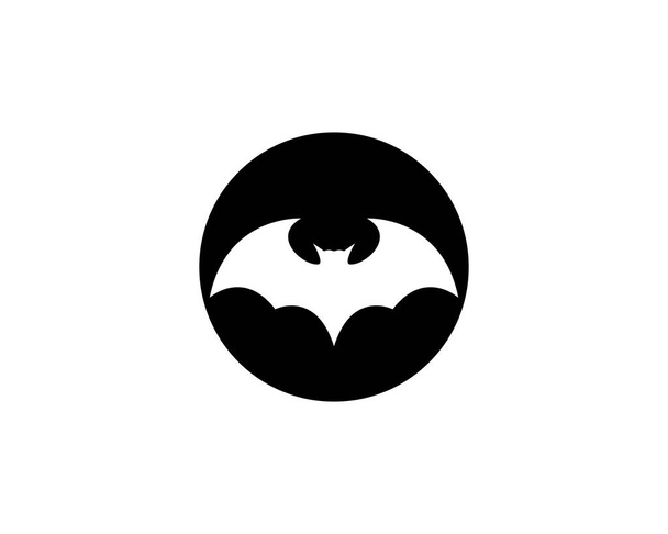 Bat logo template vector pictogram illustratie ontwerp - Vector, afbeelding