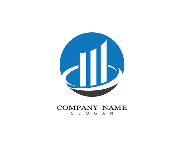 Business Finance Logo şablon vektör resimleme - Vektör, Görsel
