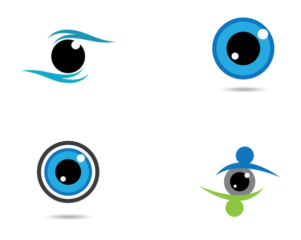 Merk Identiteit Corporate Eye Care vector logo ontwerp - Vector, afbeelding