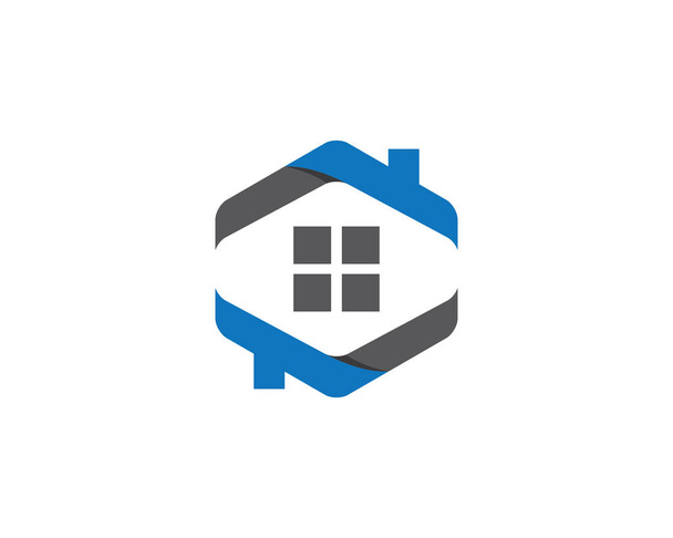 Property Logo Template vektor ikon illusztráció tervezés - Vektor, kép