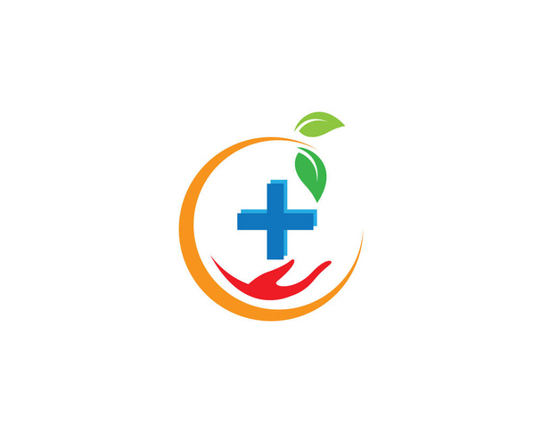 Logo médico plantilla vector icono ilustración diseño - Vector, Imagen