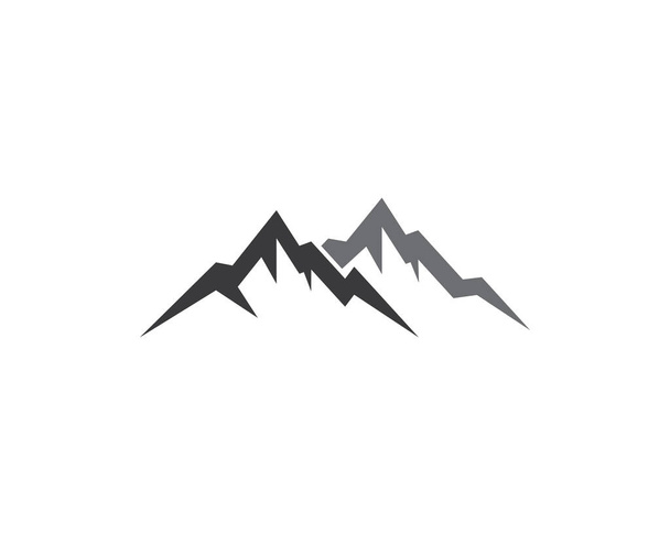 Montaña Logo plantilla vector icono ilustración diseño - Vector, imagen