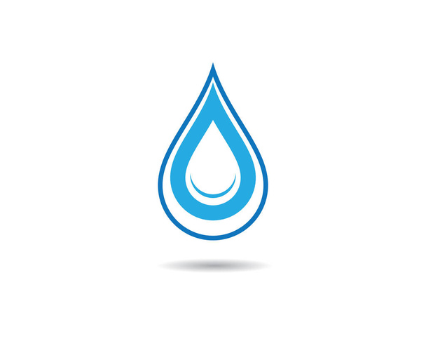 Wassertropfen Logo Vorlage Vektor Symbol Illustration Design - Vektor, Bild