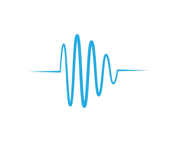 Pulse logo modello vettoriale icona illustrazione design - Vettoriali, immagini