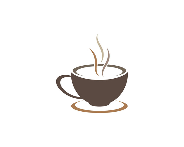 Copo de café símbolo ícone vetor ilustração design - Vetor, Imagem
