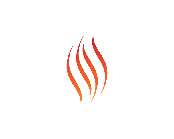 Σχεδιασμός εικονογράφησης διανυσματικών εικονιδίων λογότυπων φωτιάς - Διάνυσμα, εικόνα