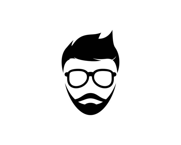 Man face character symbol illustration design - Vector, Image