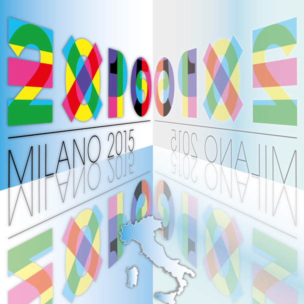Expo 2015 itália
 - Vetor, Imagem