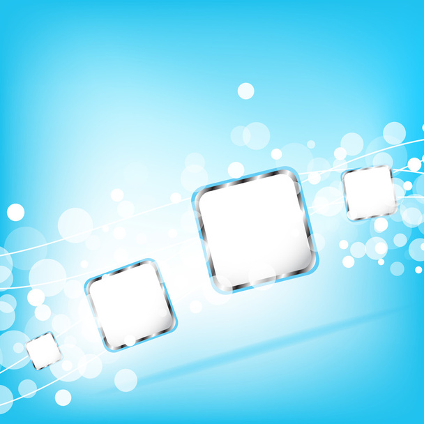 Abstract blue square background. Vector - Διάνυσμα, εικόνα