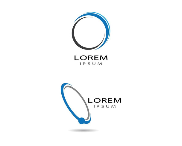 Modèle de logo cercle vectoriel icône illustration design - Vecteur, image