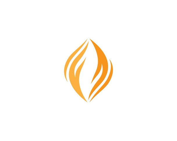 Дизайн векторной иконки логотипа Fire Flame - Вектор,изображение
