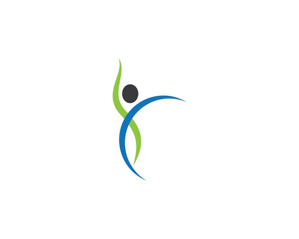 Wellness logo template vector pictogram illustratie - Vector, afbeelding