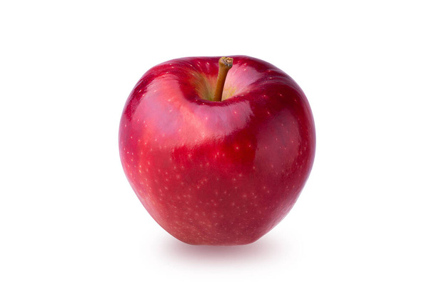 Frische rote Apfelfrüchte isoliert auf weißem Hintergrund - Foto, Bild