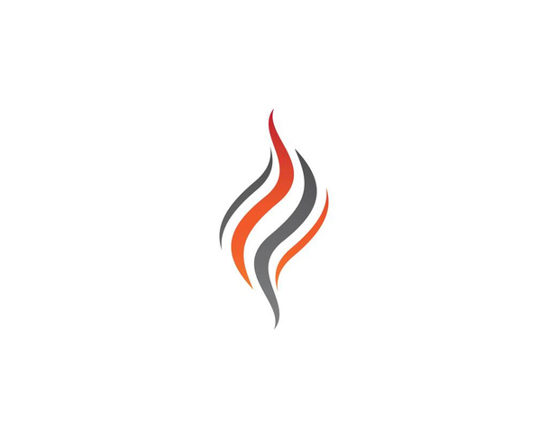 Σχεδιασμός εικονογράφησης διανυσματικών εικονιδίων λογότυπων φωτιάς - Διάνυσμα, εικόνα