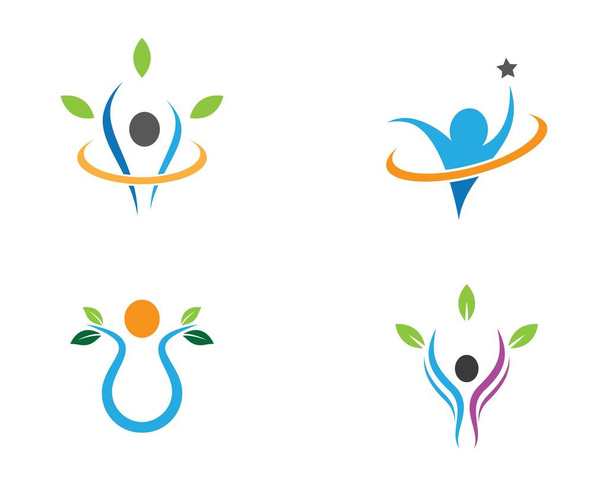 Modèle de logo Wellness illustration d'icône vectorielle - Vecteur, image