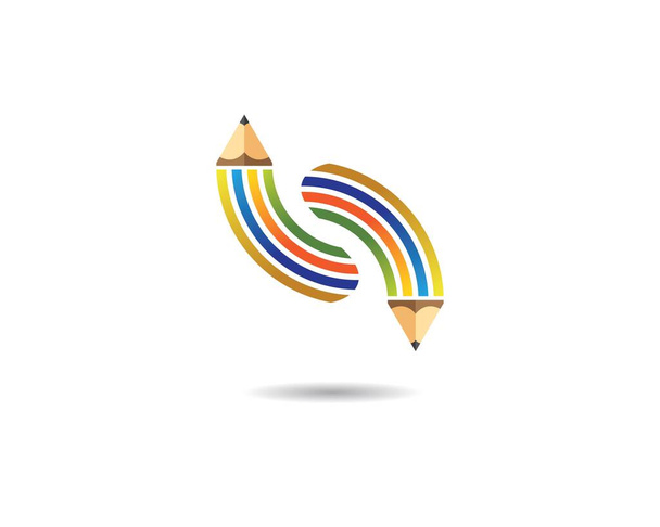 Олівець символ Векторний дизайн ілюстрації
 - Вектор, зображення