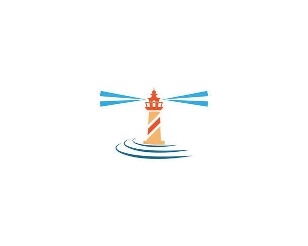 Illustration d'icône vectorielle de symbole de phare - Vecteur, image
