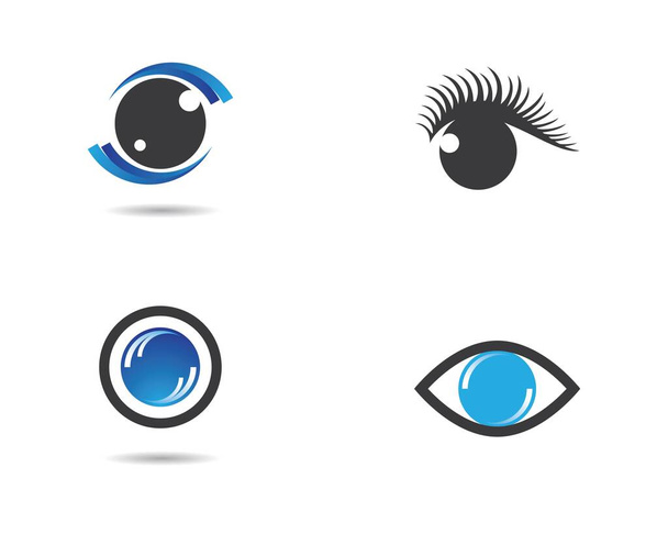 Конструкция векторной иконки глаза - Вектор,изображение