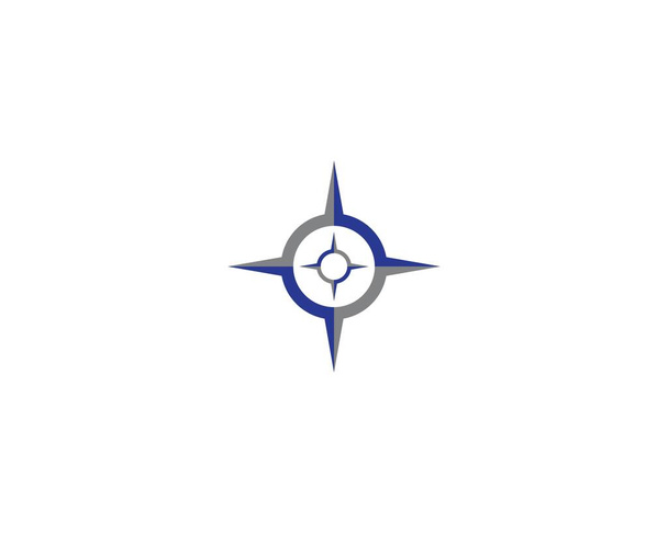 Brújula símbolo vector icono ilustración - Vector, imagen